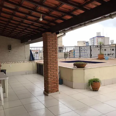 Encantadora Cobertura com piscina privada na praia do Tombo.-2